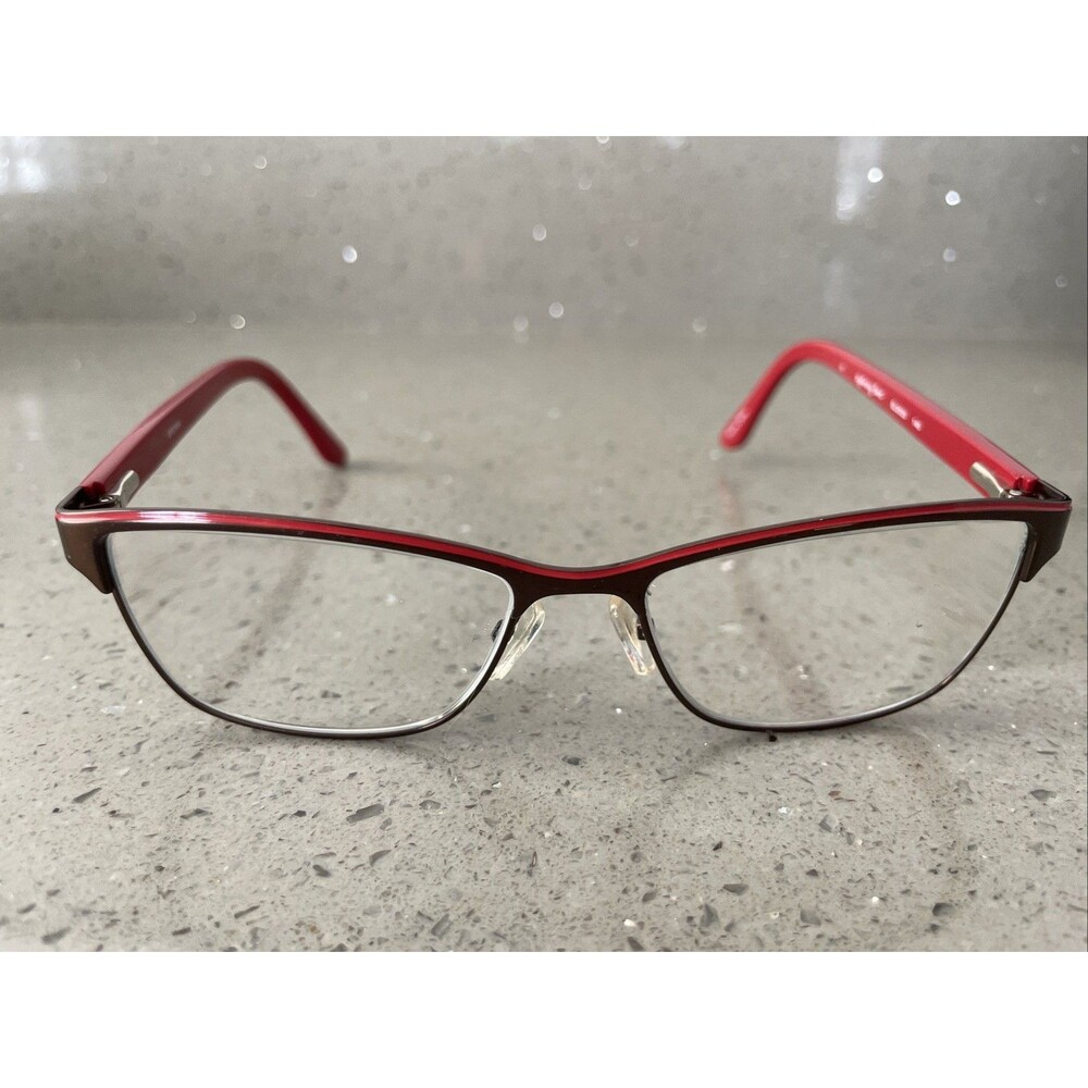 SYDNEY LOVE SL 2033 BROWN RED 53-16-140 FLEX HINGE EYEGLASSES Frames ONLY